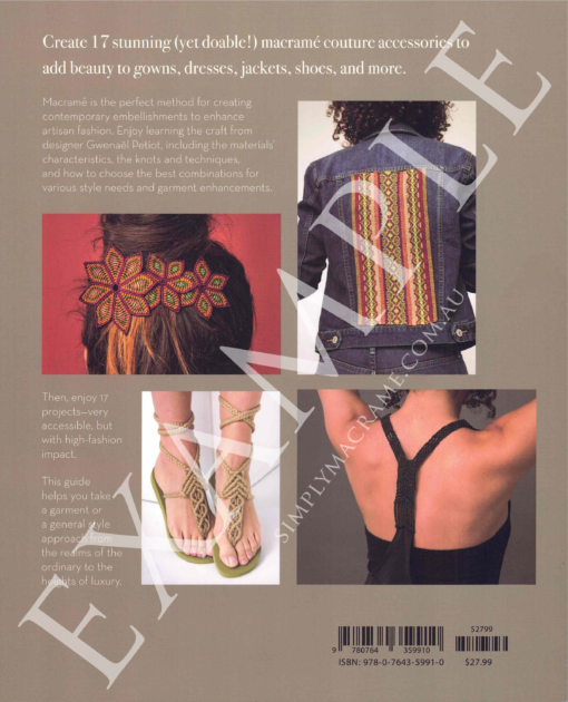 Macrame Couture Back Cover