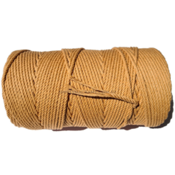 Australian Natural Cotton Rope Light Brown 4.5mm 1KG